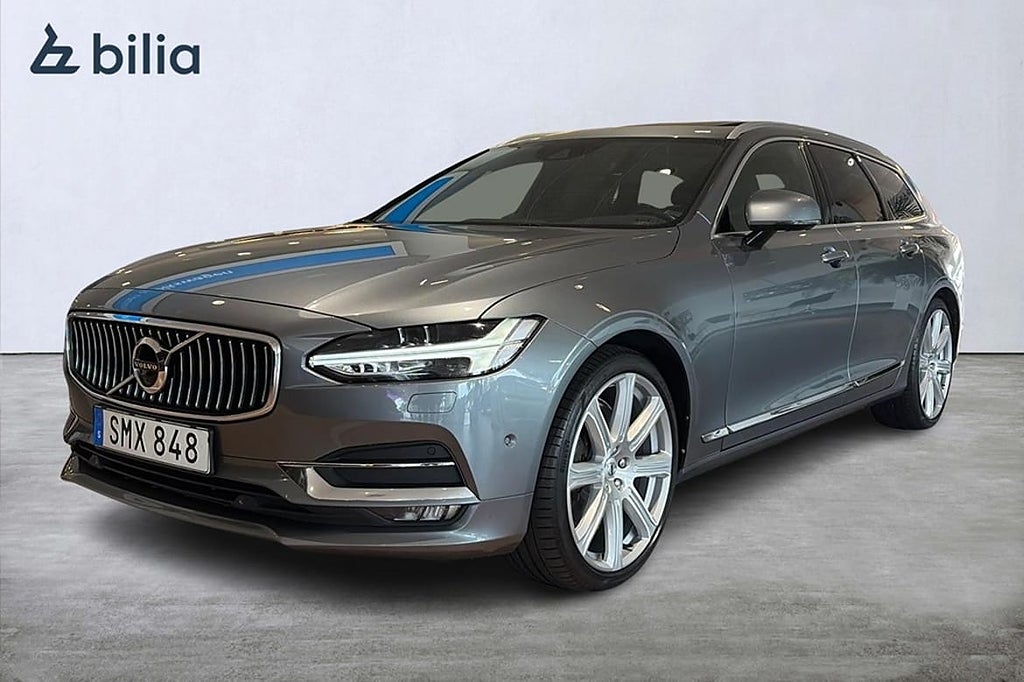 Volvo V90 T6 AWD Inscription Pano Värm B&W HUD VOC Drag 320H