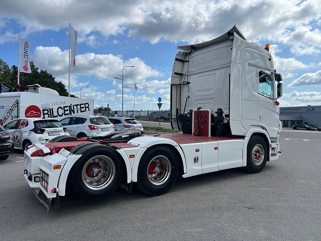 Scania R500 6x2 Dragbil Retarder, Klädd hytt, Full Boggie