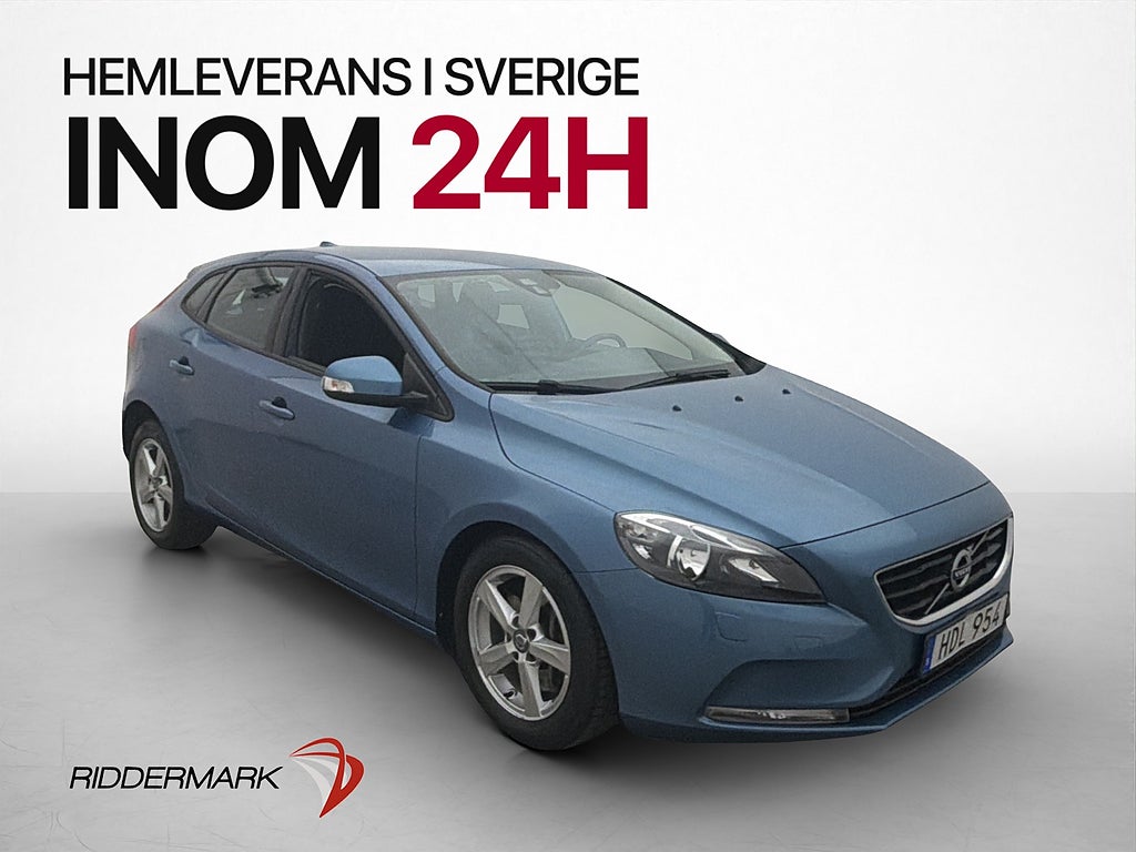 Volvo V40 D2 120hk Kinetic Värmare Farthållare P-Sensorer