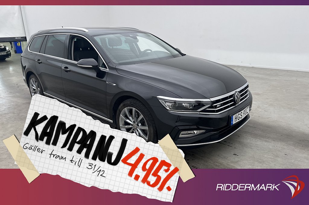 Volkswagen Passat SC 2.0 TDI 4M R-Line D-Värmare 4,95% Ränta