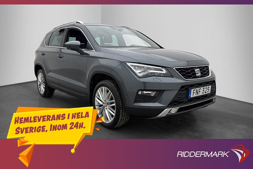 Seat Ateca 1.4 TSI Xcellence Pano Värm Kamera Keyless Drag
