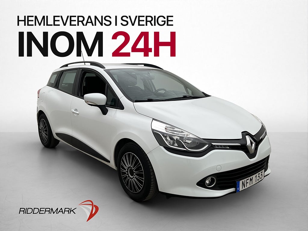 Renault Clio Sport Tourer 1.5 dCi 90hk Värmare Sensorer