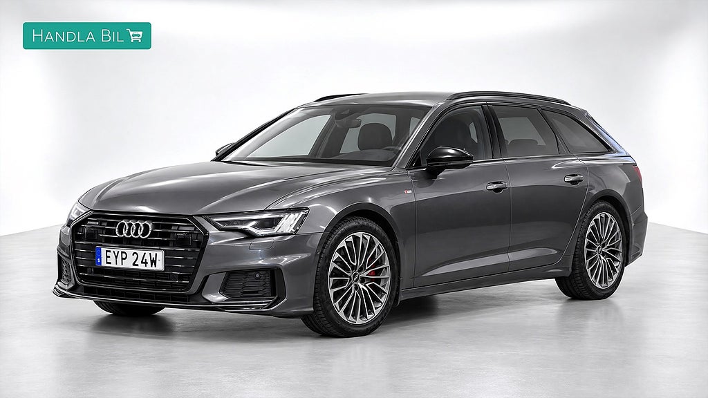 Audi A6 Avant 55 Quattro Plug-in S-line Matrix Cockpit P-värm Moms Drag