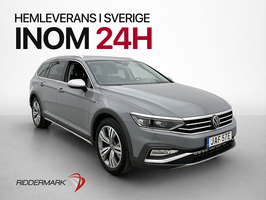 Volkswagen Passat Alltrack 200hk 4M Kamera Drag Värmare MOMS
