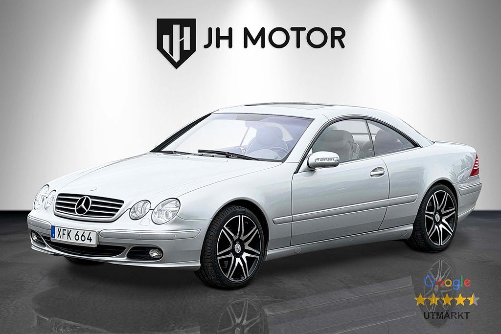 Mercedes-Benz CL 500 V8 306hk 19” / BOSE / ABC Fjädring