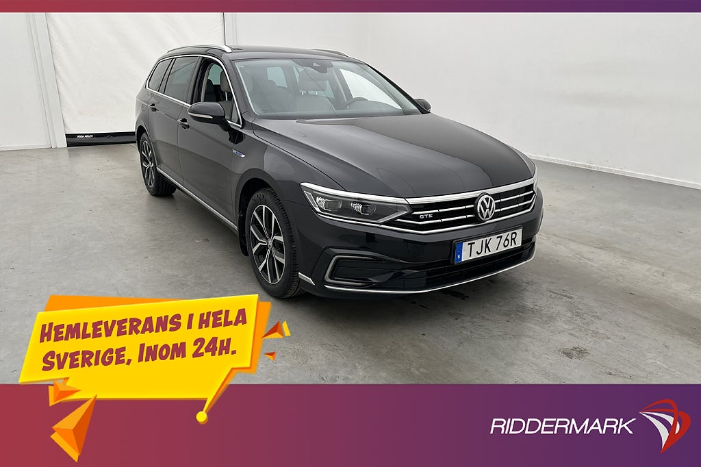 Volkswagen Passat GTE 218hk P-Värmare Kamera Navi Dragkrok