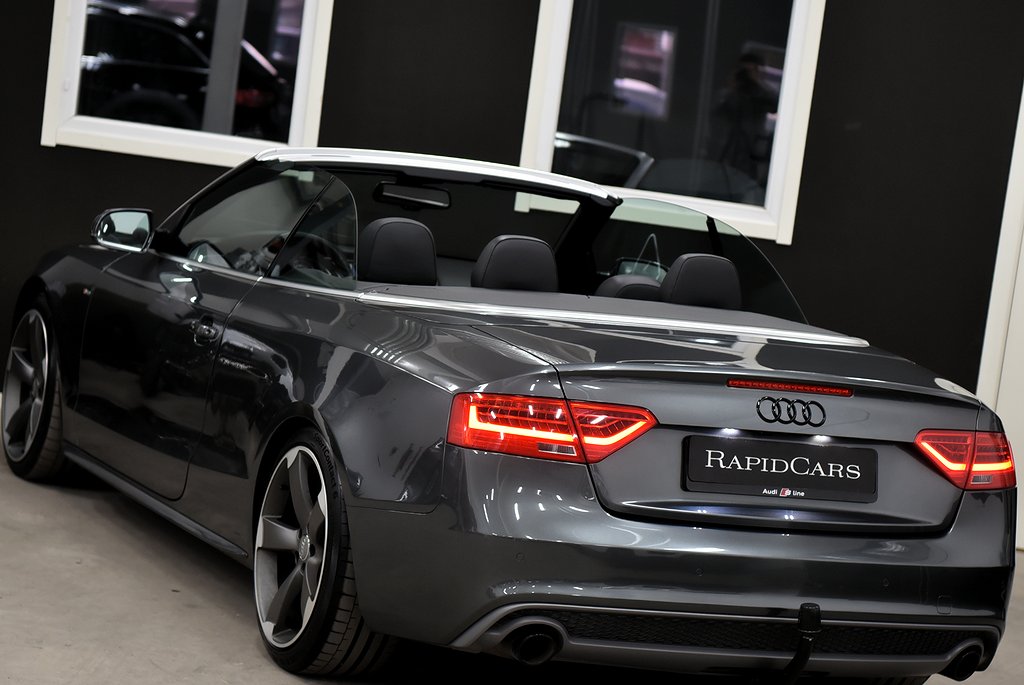 Audi A5 3.0 TDI Quattro S-line Cabriolet | Dragkrok 