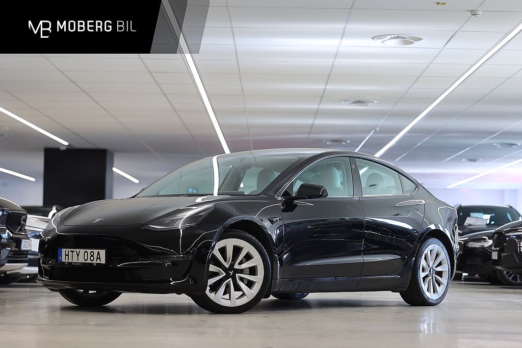 Tesla Model 3 Long Range AWD 440hk AP Pano Läder Navi Drag