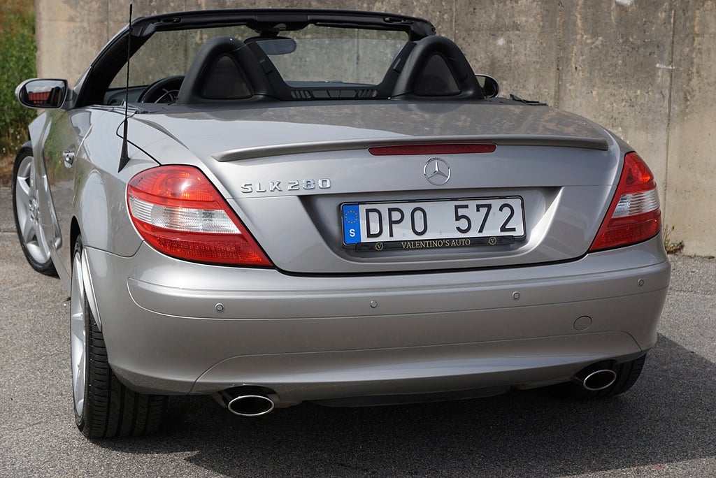 Mercedes-Benz SLK 280 7G-Tronic Cabriolet|Låga Mil|3-Brukare|18” AMG|