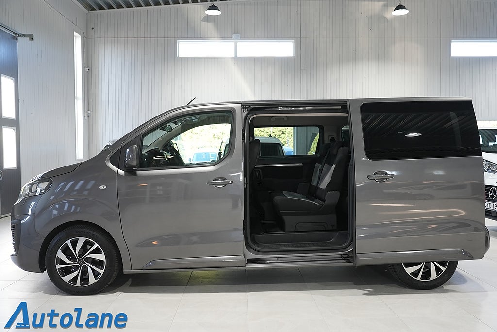 Citroën SpaceTourer 2.0 BlueHDi 180 EAT 8-Sits,360°,Pano,Drag,Värmare,HU