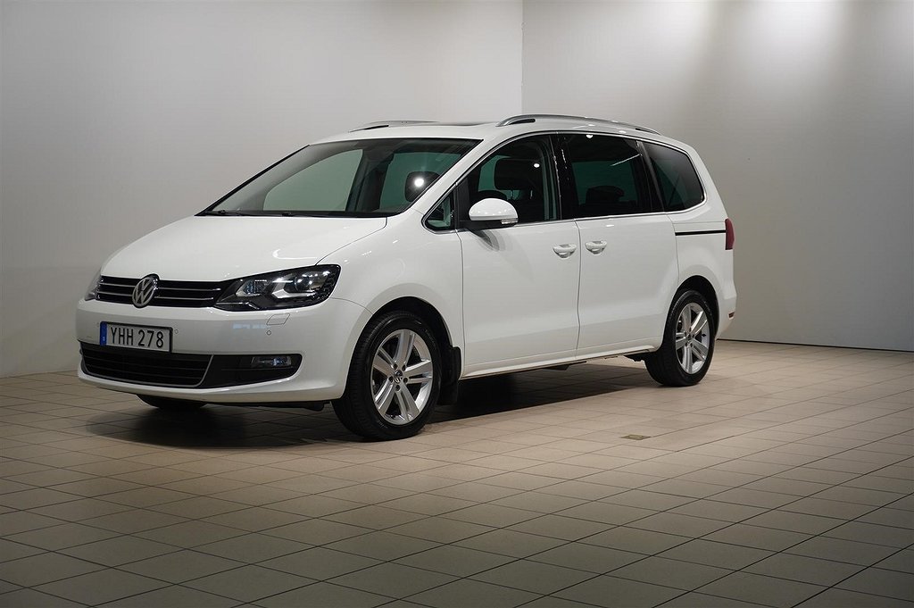 Volkswagen Sharan 2.0 TDI DSG 7-Sits Panorama Drag Värmare