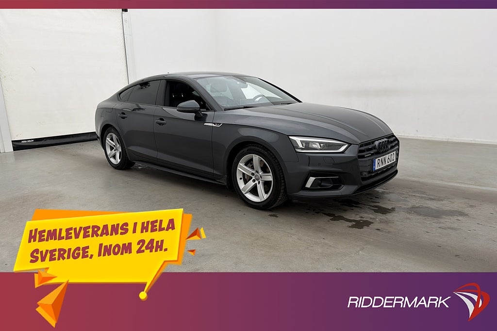 Audi A5 2.0 TDI Q S Line Cockpit Läder Värm Kamera