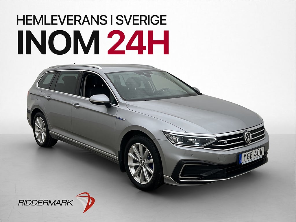 Volkswagen Passat GTE 1.4 TSI 218hk Drag Kamera Värm CarPlay