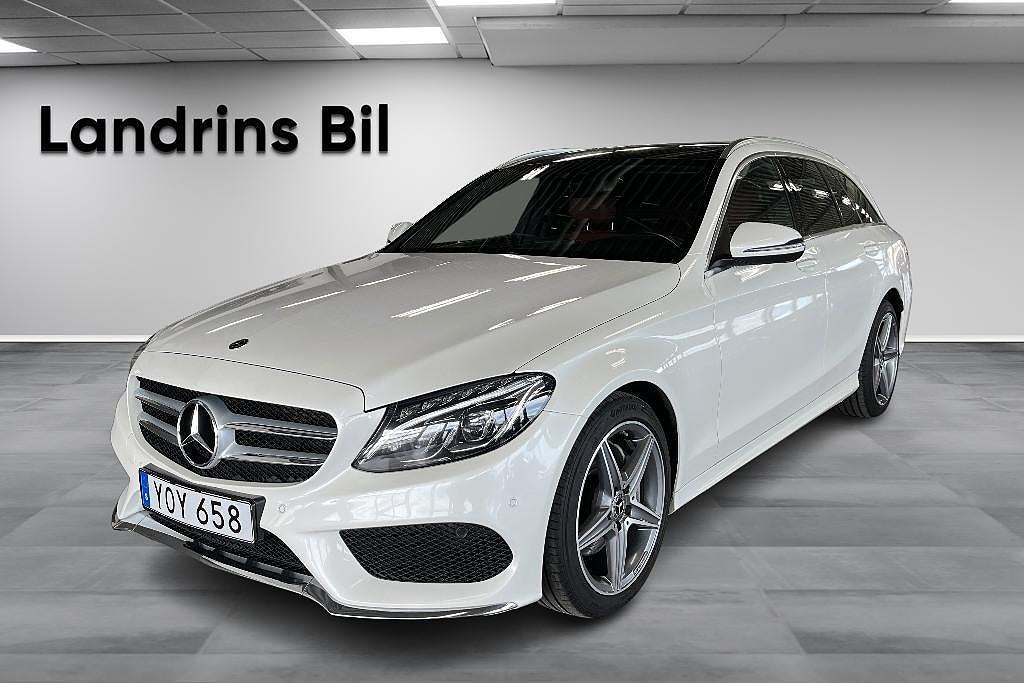 Mercedes-Benz C 220 T d 4MATIC AMG Line / Drag / Pano / Värmare