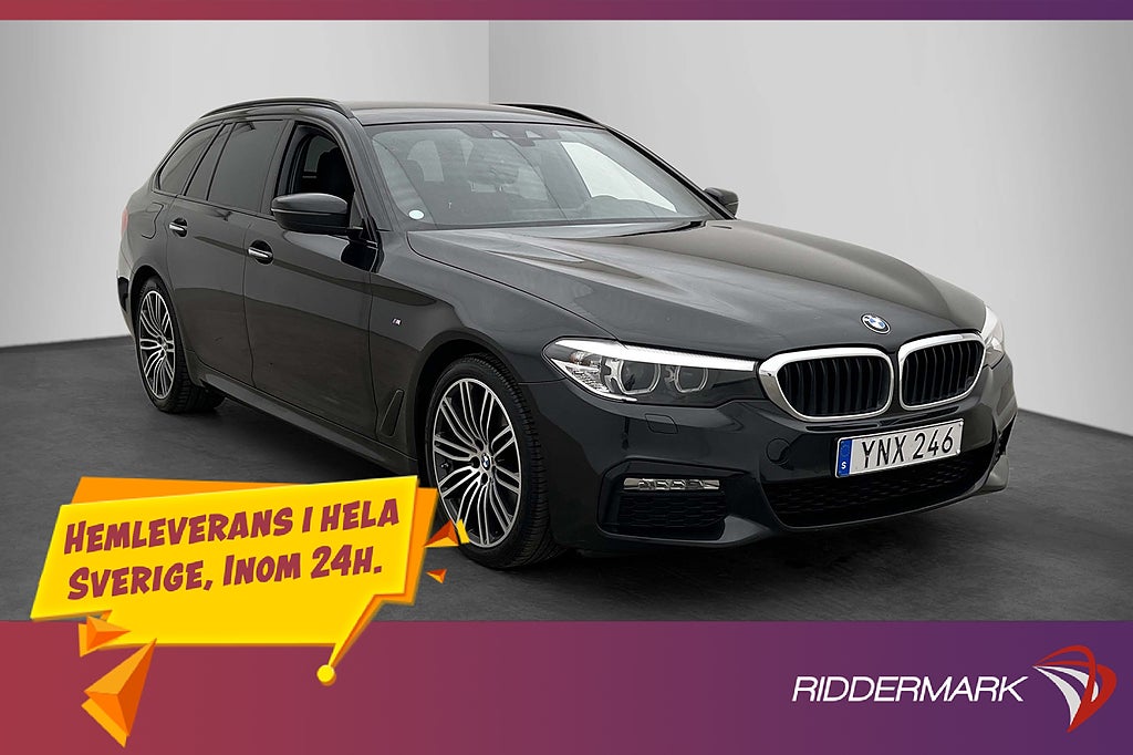 BMW 520 d Touring 190hk M Sport HiFi Kamera Dragkrok Navi