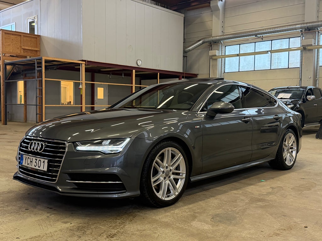 Audi A7 3.0 TDI S-LINE QUTTRO PDC DRAGKROK NYSERVAD