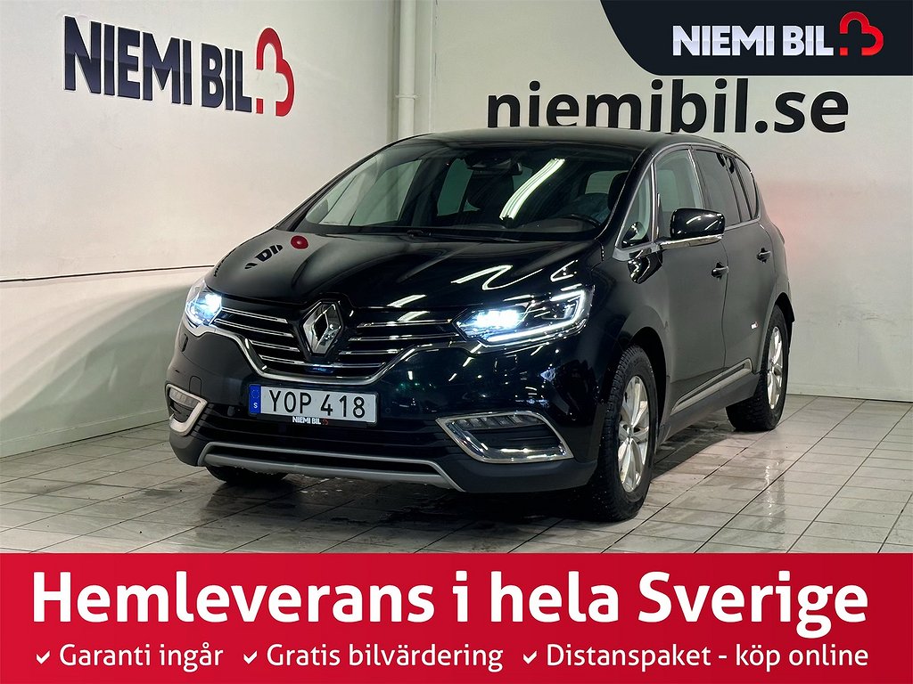 Renault Espace 1.6 dCi EDC 7-sits Kamera Drag Mvärm GPS SoV