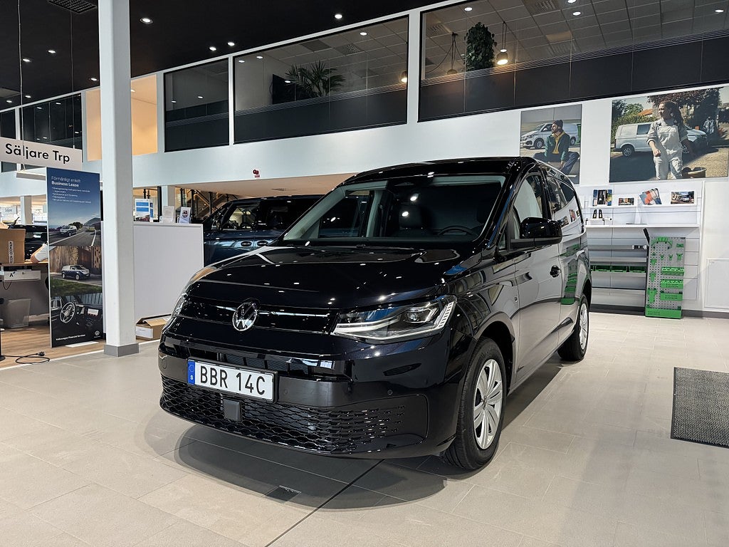 Volkswagen Caddy Cargo 2.0 TDI Lagerbil // Dragkrok, Backkamera, LED