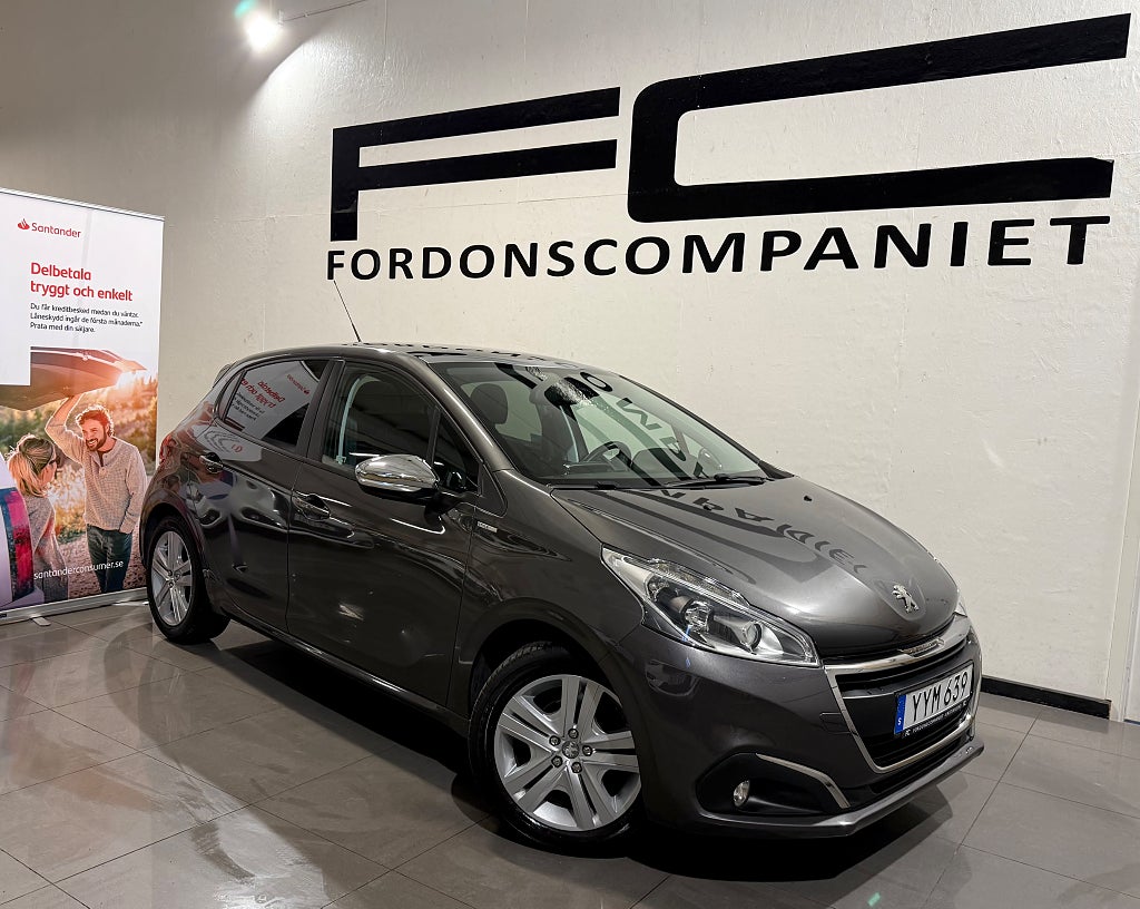 Peugeot 208 5-dörrar 1.2 PureTech BT Panorama Farthållare