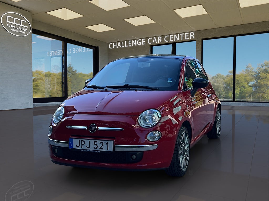 Fiat 500 1.2 8V Lounge Euro 6, Årsskatt 429 kr, ny Besiktad
