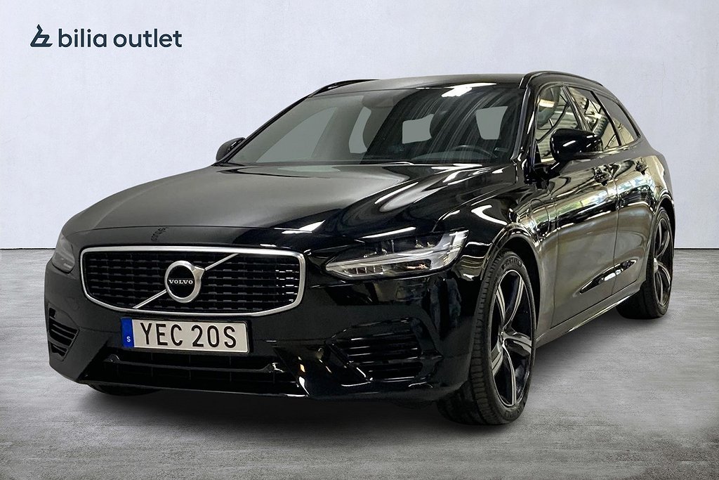 Volvo V90 T8 TE R-Design 390hk VOC H/K P-värm Rattvärm