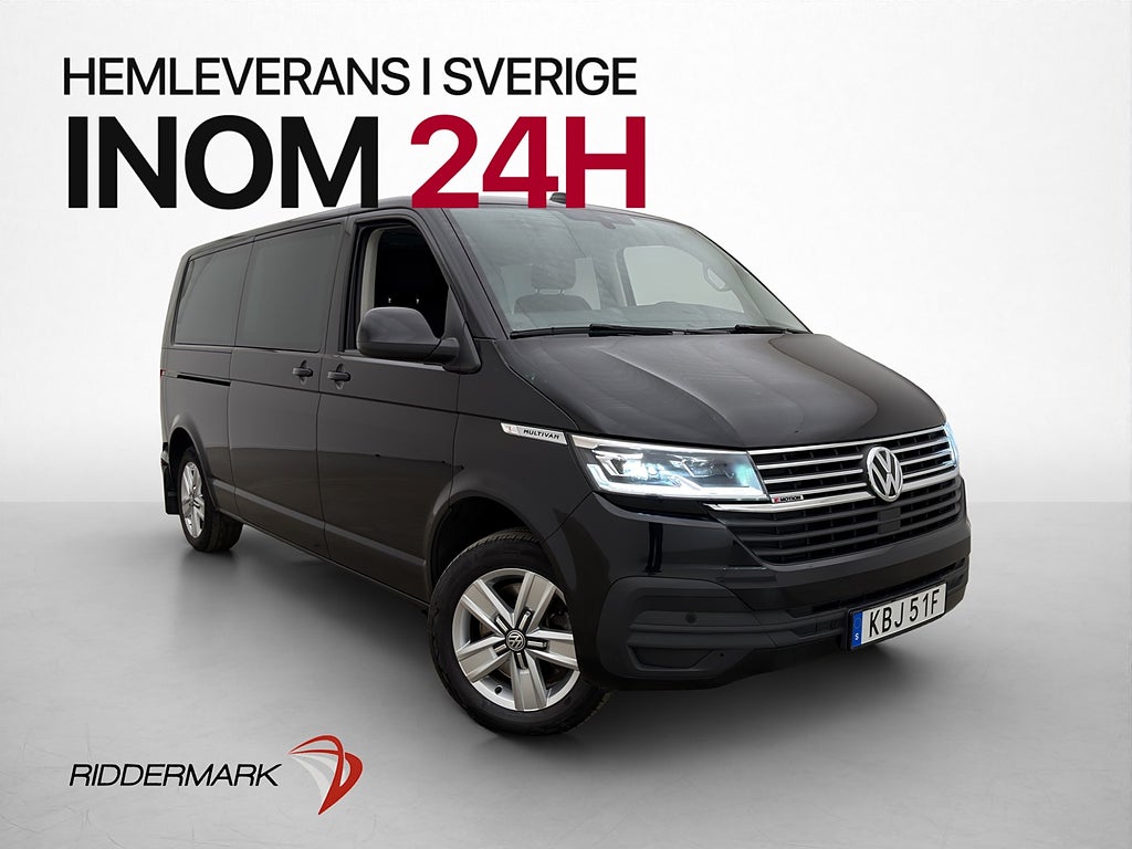 Volkswagen Multivan 4M Lång Värm Kamera El-Dörr 7-Sits Moms
