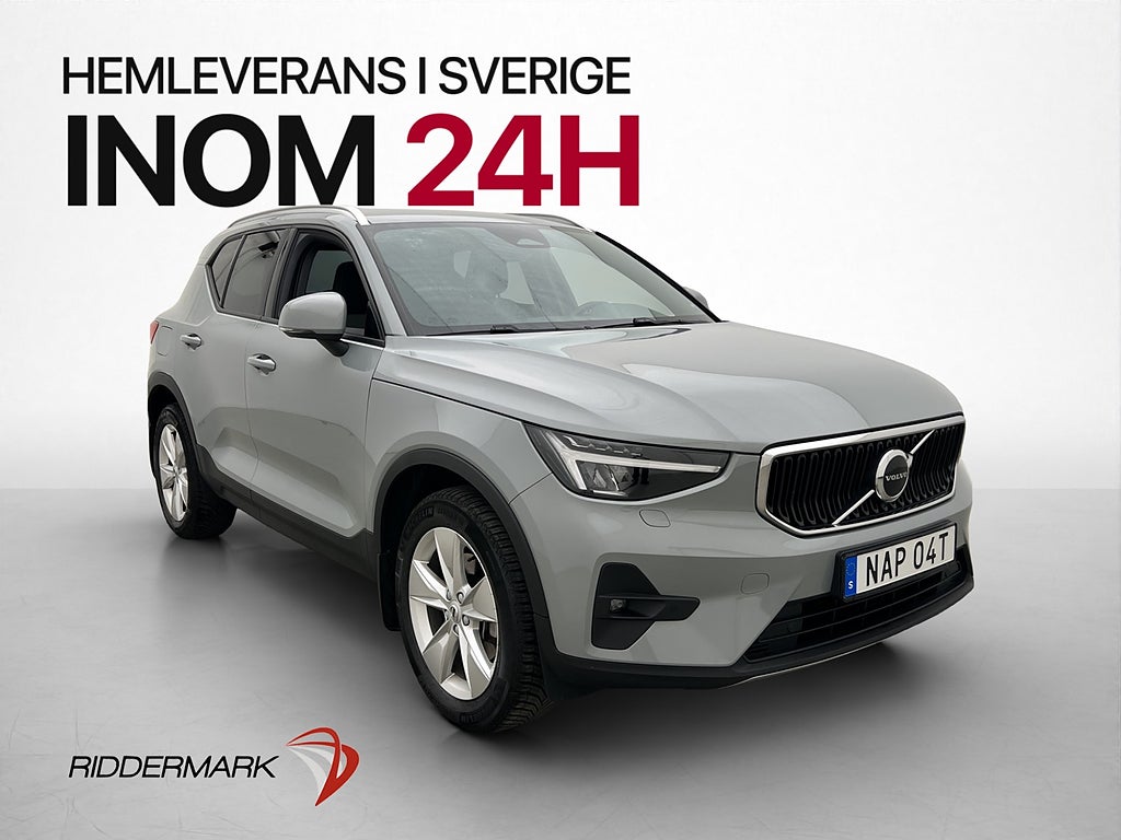 Volvo XC40 B4 Core Kamera Värmare CarPlay Rattvärme Drag