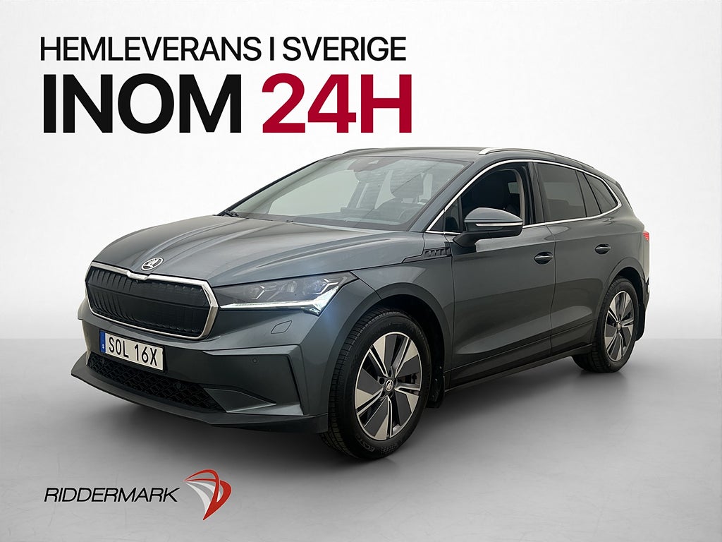 Skoda Enyaq iV 80 Värmare 360° Drag HuD Carplay Navi Elstol