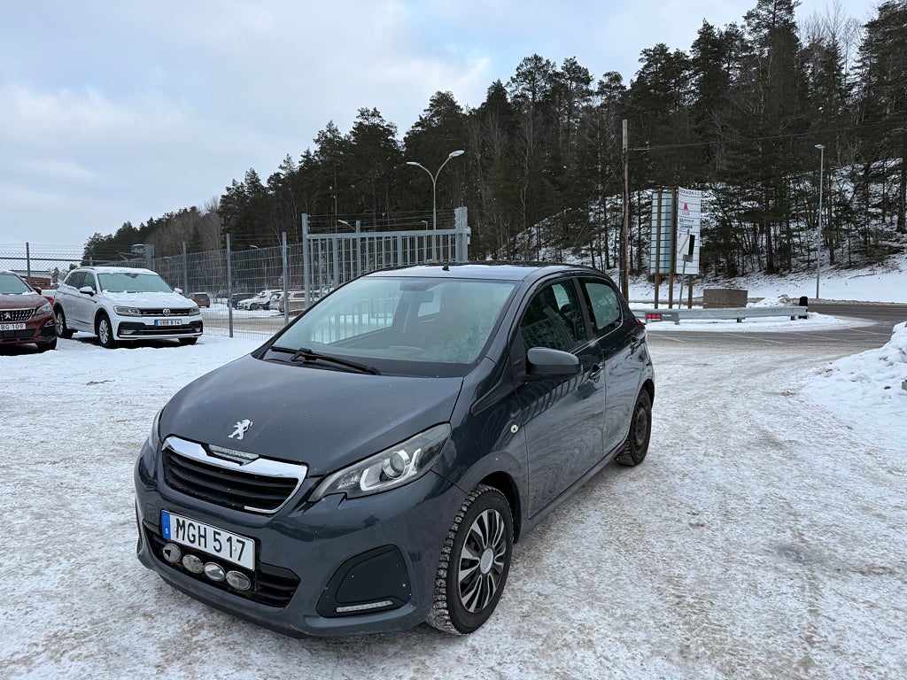 Peugeot 108 5-dörrar 1.0 VTi 69hk Välvårdad Årsskatt 360 kr Euro 6