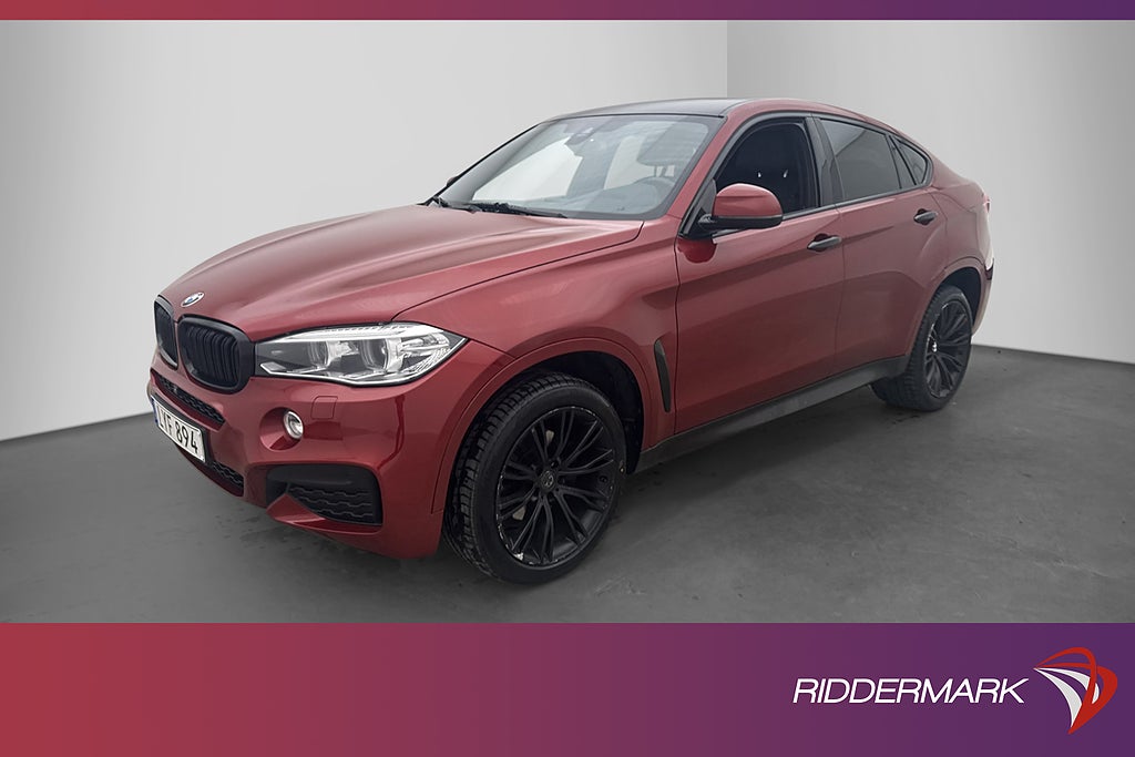 BMW X6 xDrive30d M Sport Lounge Värm Pano H/K Cockpit 360°