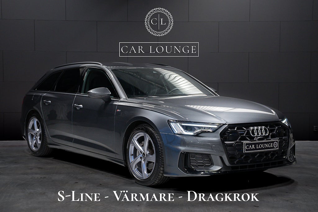 Audi A6 Avant 40 TDI quattro \ S-Line \ Värmare \ Drag \ 
