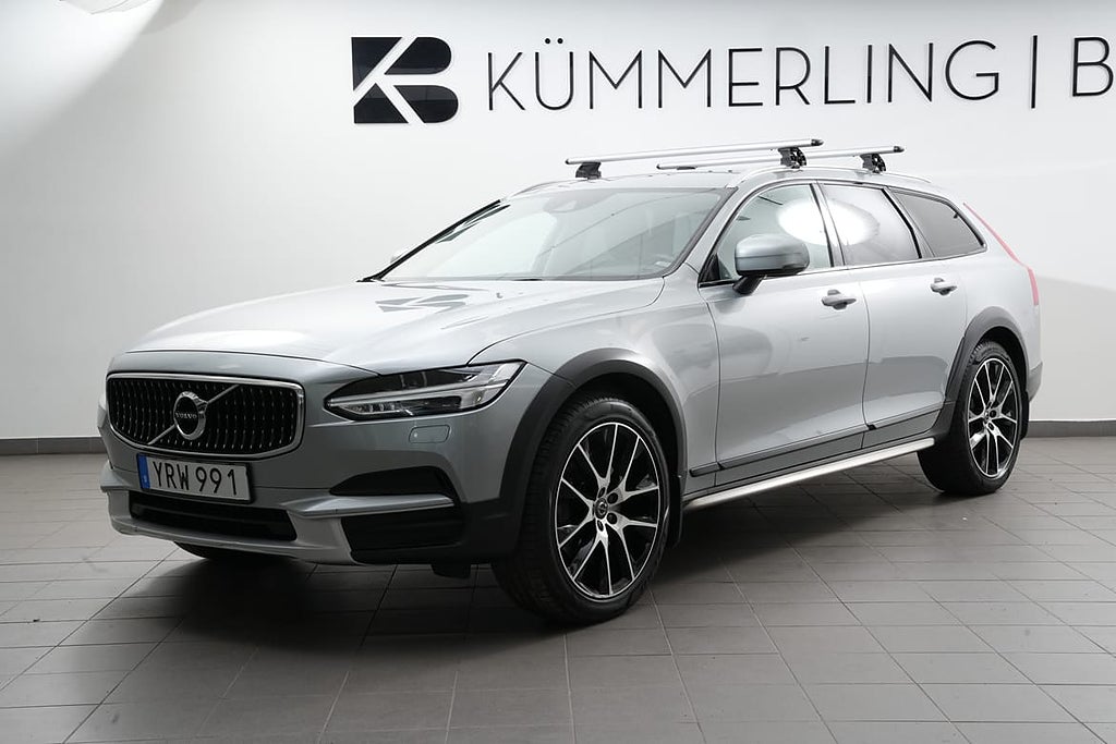 Volvo V90 Cross Country D4 AWD 20"/Drag/Pvärmare/B-kamera/Navi/Läder