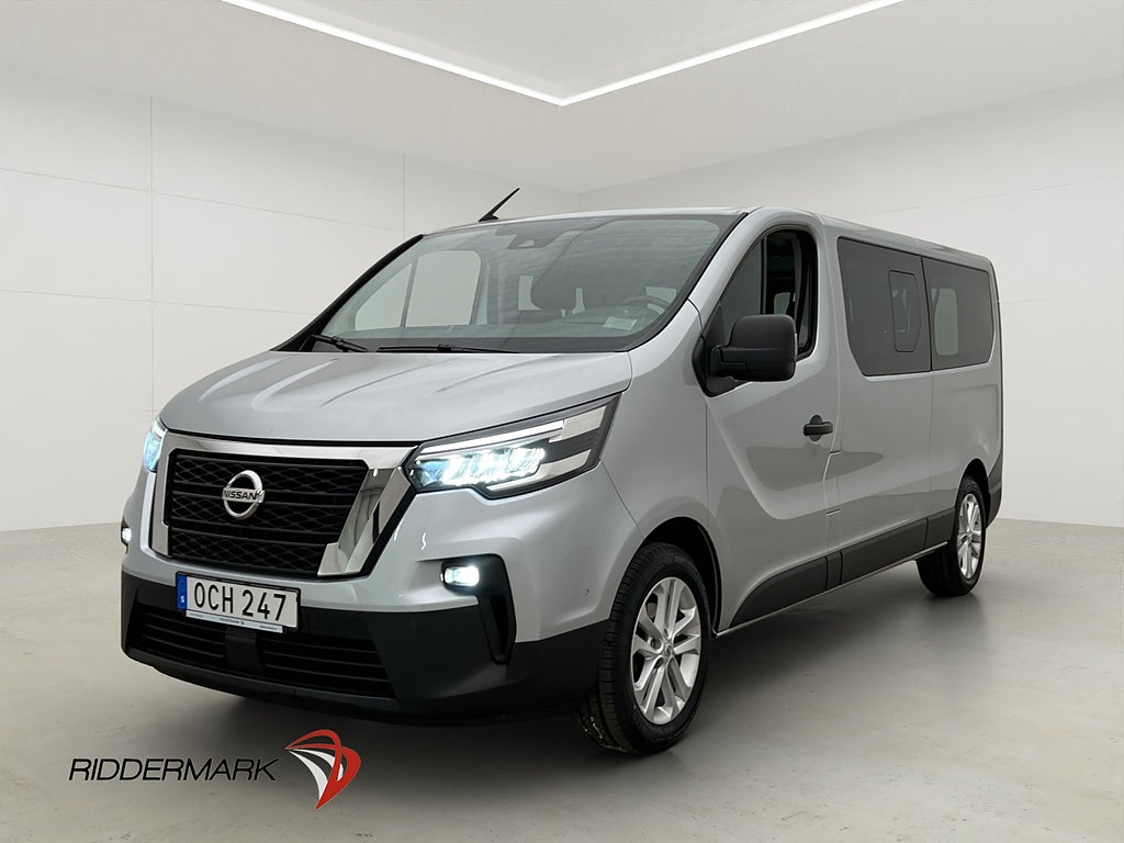 Nissan Primastar Kombi Lång Drag B-Kamera 9-Sit CARPLAY Moms