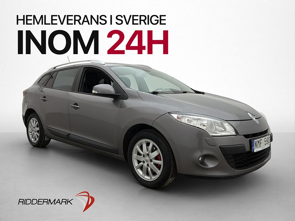 Renault Mégane Grandtour 1.5 dCi 110hk P-Sensorer 0.44l/Mil