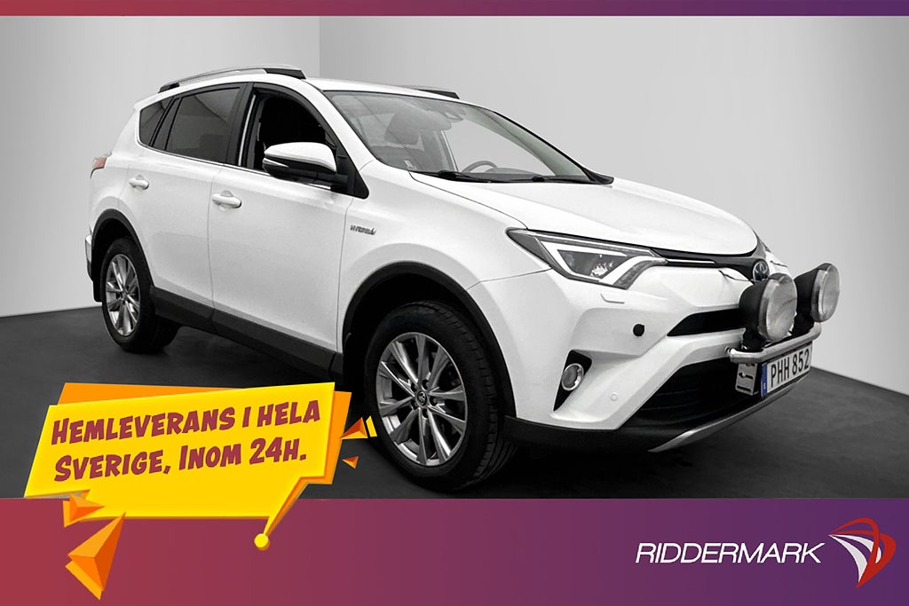 Toyota RAV4 Hybrid AWD-i E-CVT Executive 360° Skinn Dragkrok