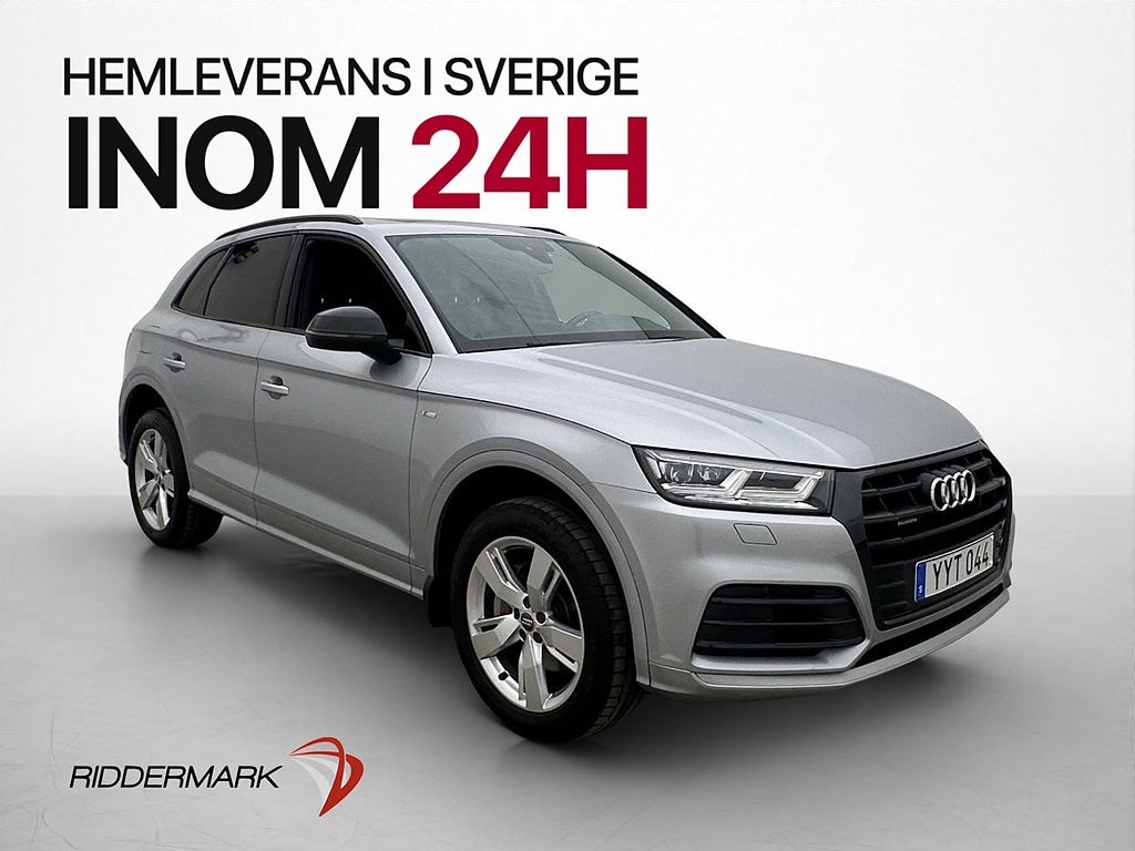 Audi Q5 2.0 TDI Q S-Line Pano Värm Ambient Sensorer Drag