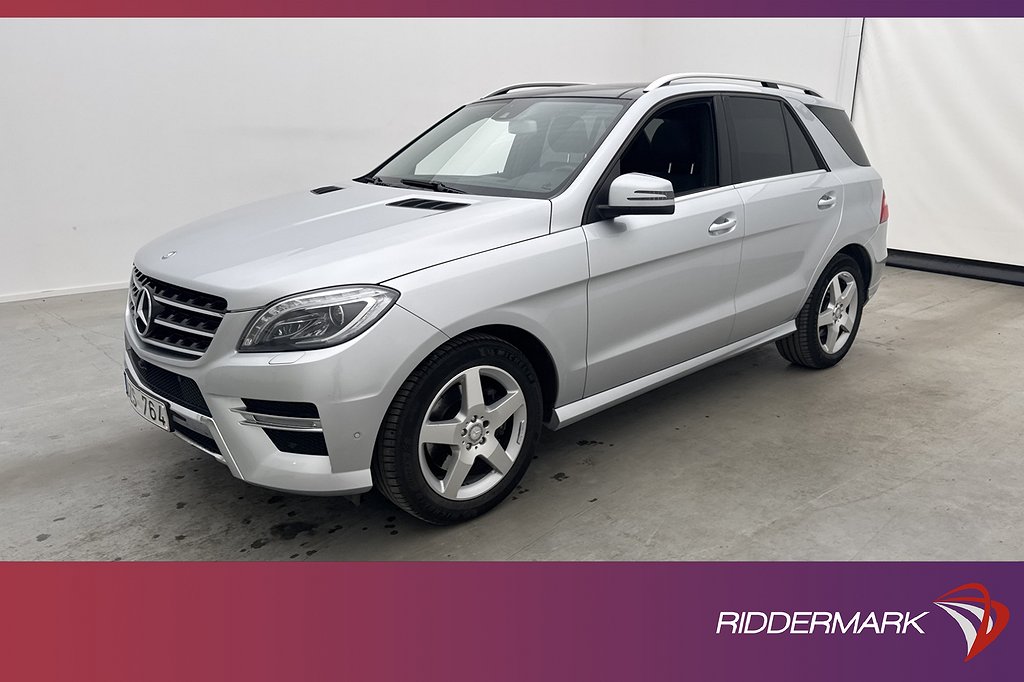 Mercedes-Benz ML 350 4M 258hk AMG Pano H/K Luft D-Värm Drag