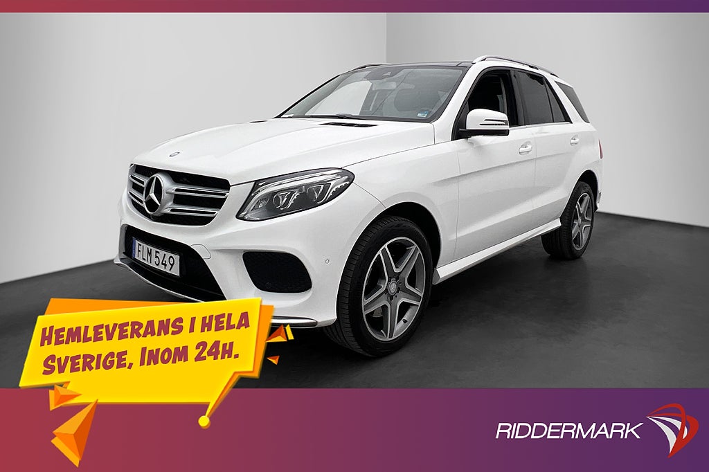 Mercedes-Benz GLE 350 d AMG Pano Värmare 360° Skinn Drag