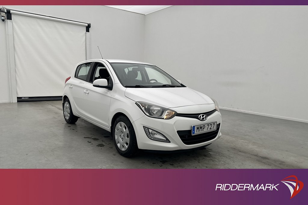 Hyundai i20 1.2 84hk Premium Värmare Sensorer Låg-Skatt