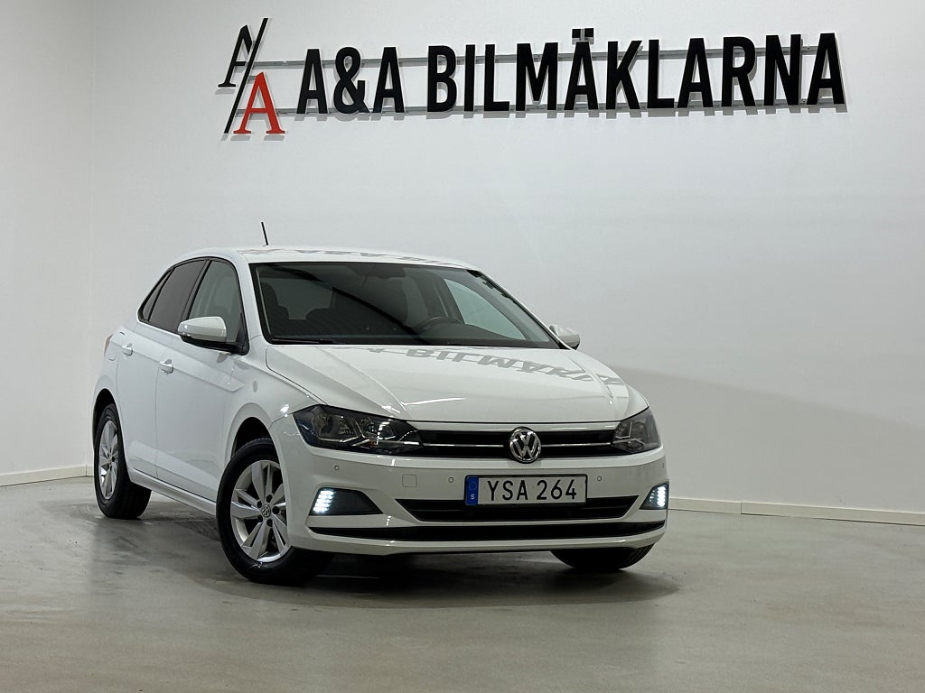 Volkswagen Polo 1.0 TSI OPF Base Avtagbar dragkrok P-Sensorer Kupévärm