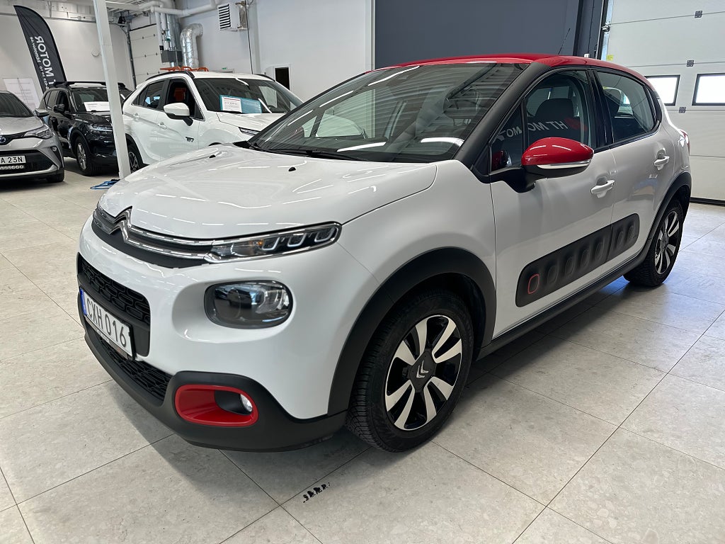 Citroën C3 1.2 PureTech 110 EAT Euro 6/P-sensorer/Carplay/Android