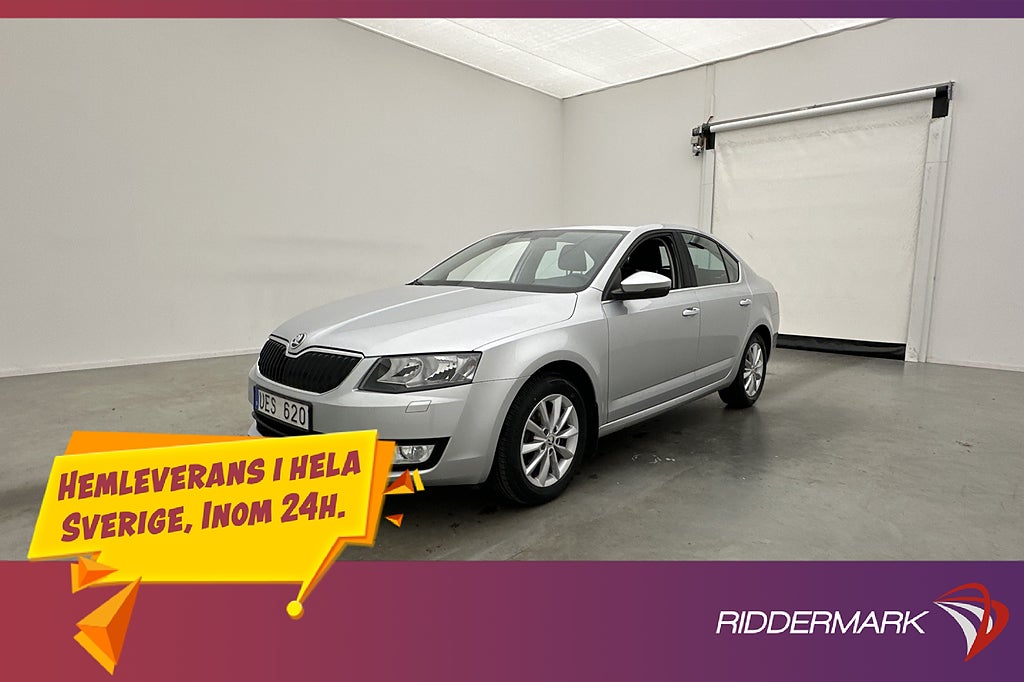 Skoda Octavia TSI 140hk En-Bruk Ambition Sensorer Farthåll