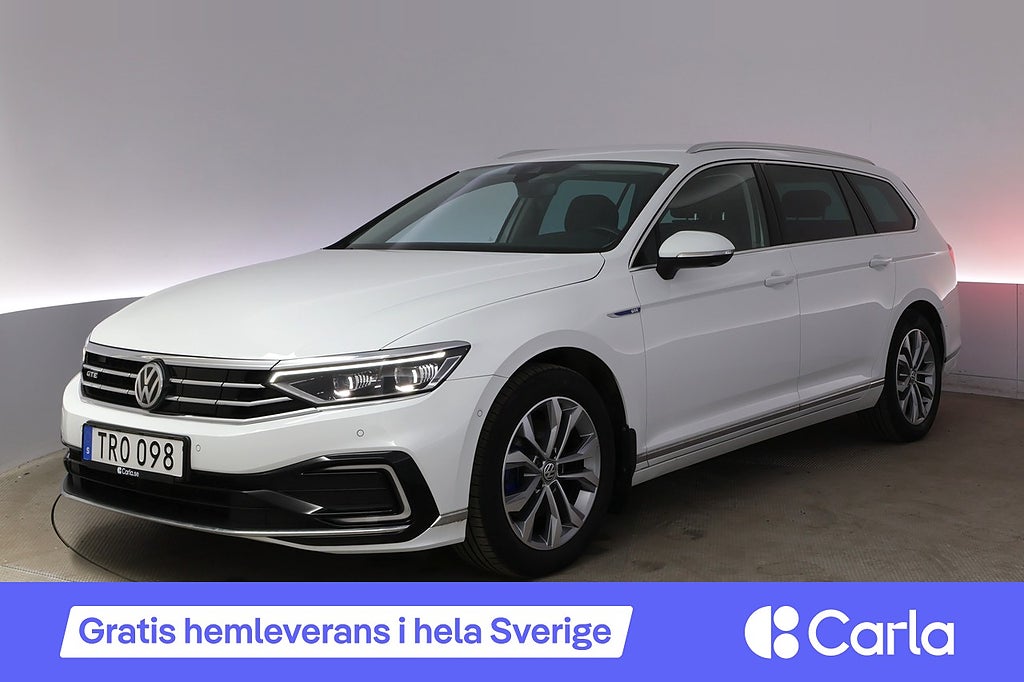 Volkswagen Passat Variant GTE Cockpit Drag Läder 360 BLIS