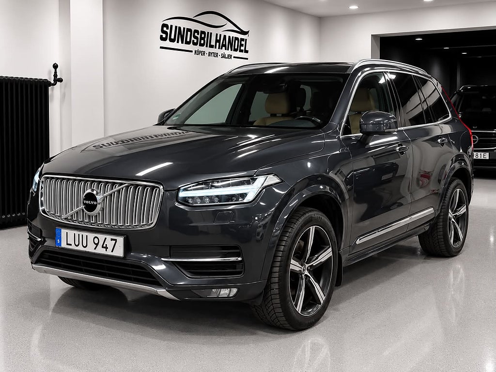 Volvo XC90 7-seater D5 AWD Inscription Pano Läder Drag 7-Sits 
