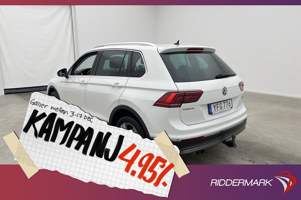 Volkswagen Tiguan 2.0 TDI 190hk 4M D-Värm Cock 4,95% Ränta