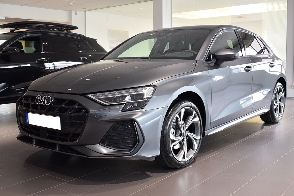 Audi A3 Sportback 150hk S-tronic S-line Ny Lagerbil 2026