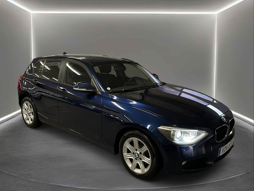 BMW 118 d 143hk Steptronic/ Skinn/ 1-Ägare/ Nybesiktad