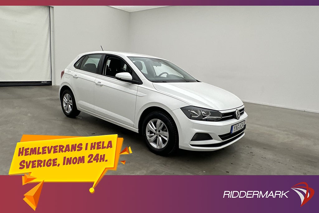 Volkswagen Polo 1.0 TSI 95hk Bluetooth 0,46L/mil 360kr Skatt