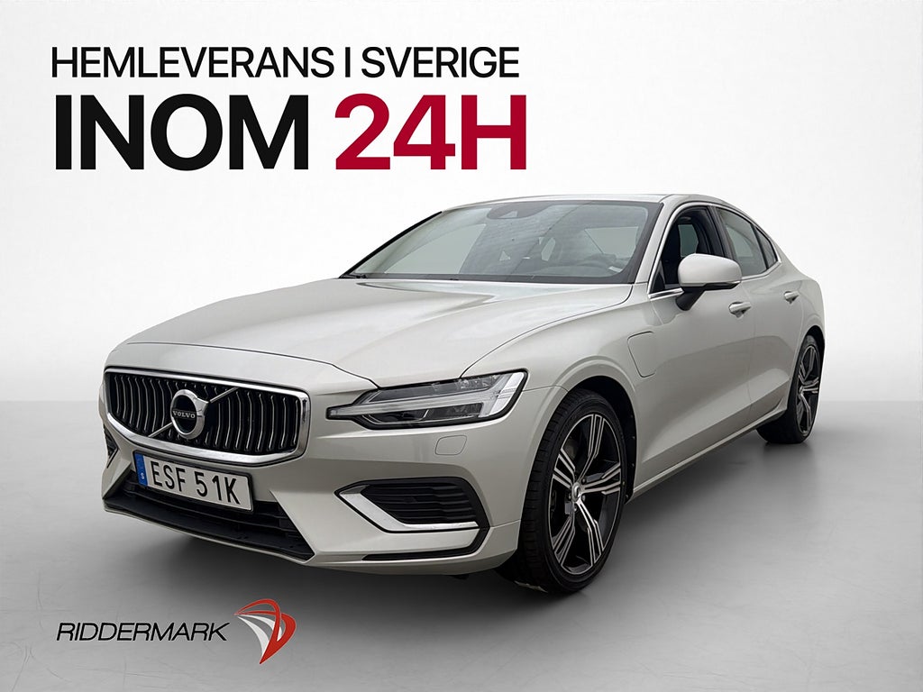 Volvo S60 Recharge T8 AWD 456hk Inscription Skinn HUD Kamera