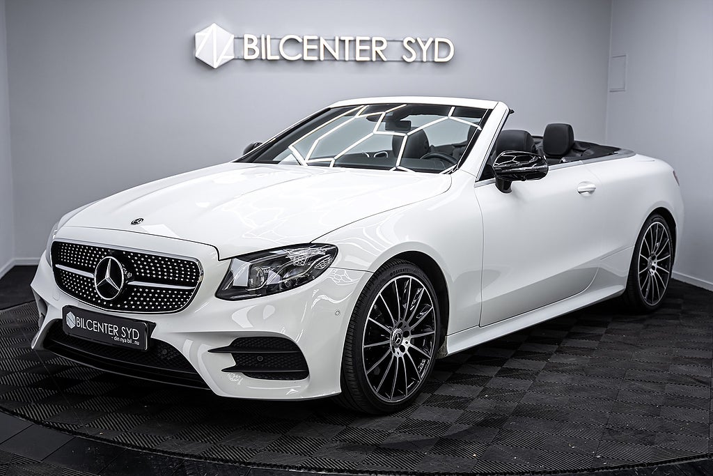 Mercedes-Benz E E200|Cabriolet|AMG-Line|Burmester|360°|Navi|197hk